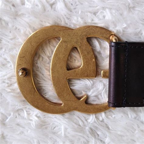 gucci 409416 ap00t 1000|GG Marmont thin belt in Black Leather .